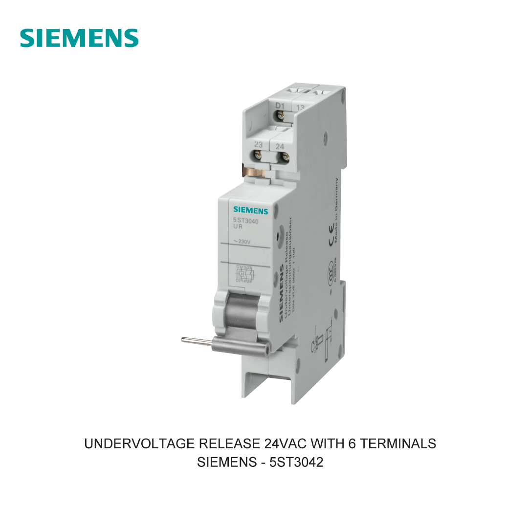 UNDERVOLTAGE RELEASE 24VAC WITH 6 TERMINALS
