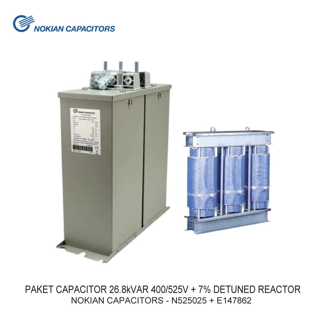 PACKAGE CAPACITOR 26.8kVAR 400/525V + 7% DETUNED REACTOR