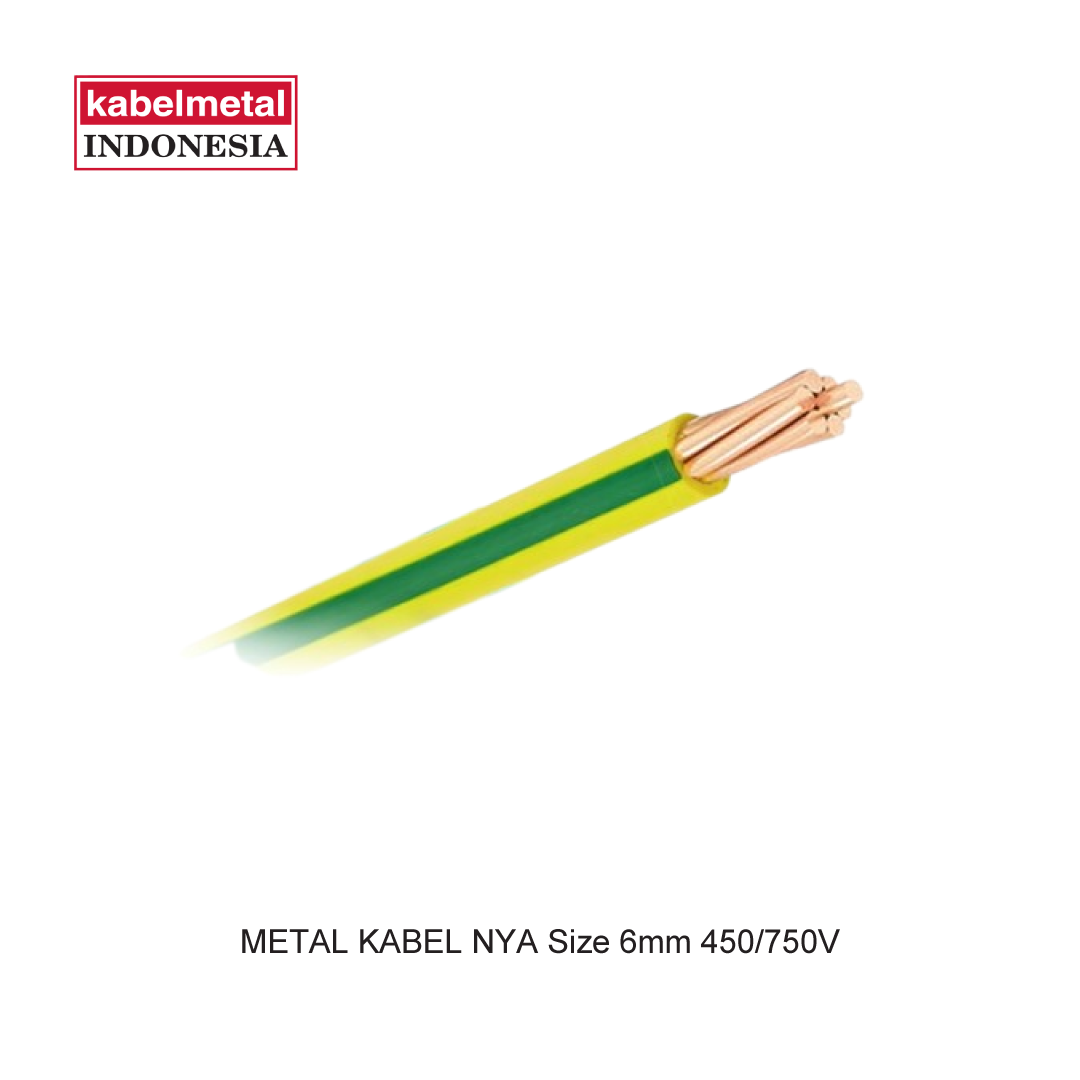 METAL CABLE NYA Size 6mm 450/750V