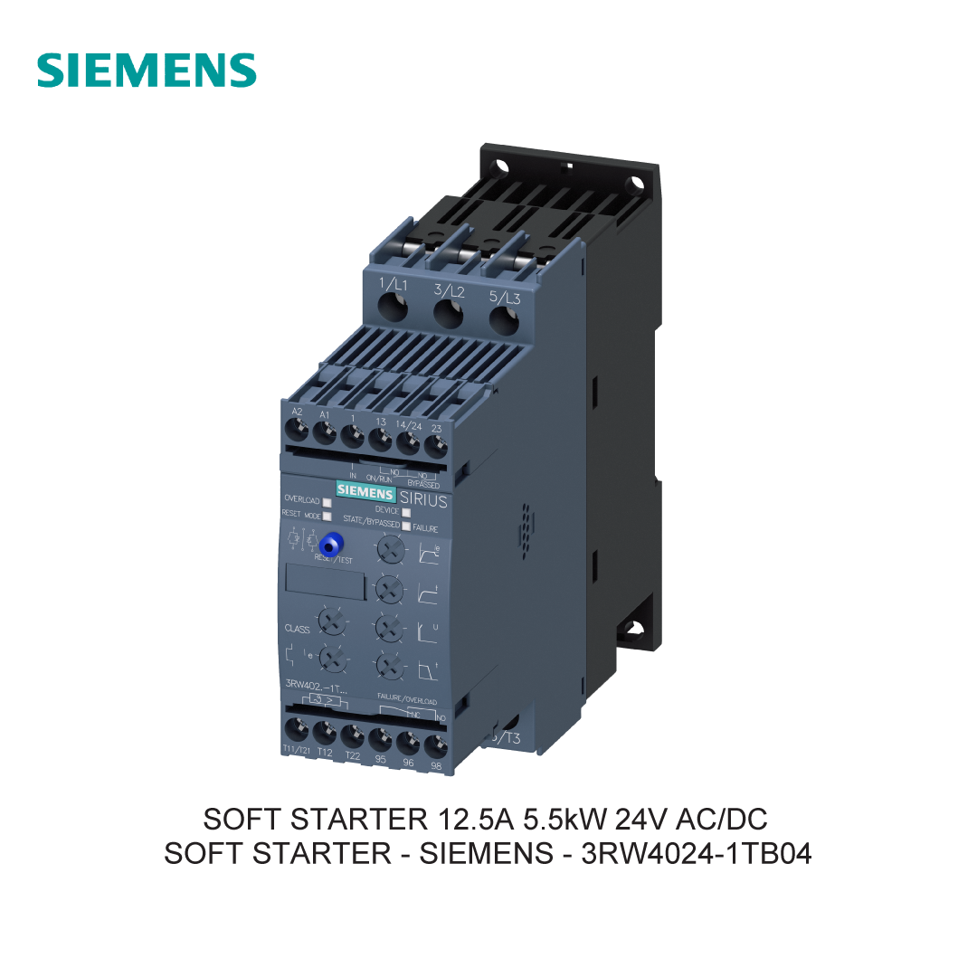 SOFT STARTER 12.5A 5.5kW 24V AC/DC