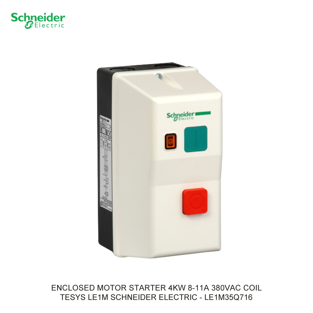ENCLOSED MOTOR STARTER 4KW 8-11A 380VAC COIL