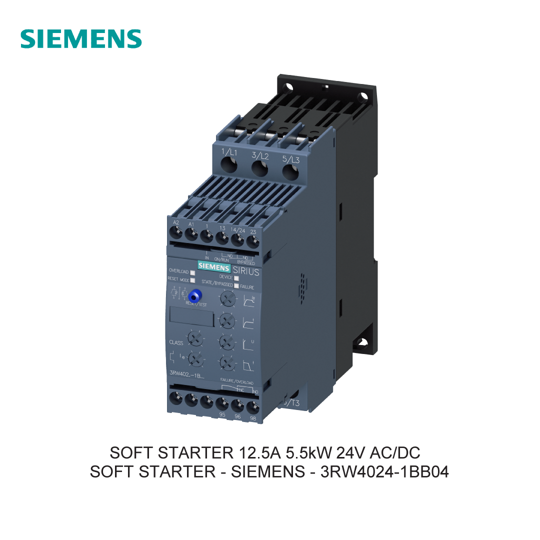 SOFT STARTER 12.5A 5.5kW 24V AC/DC
