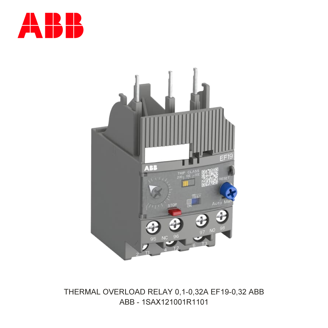 THERMAL OVERLOAD RELAY 0,1-0,32A EF19-0,32 ABB