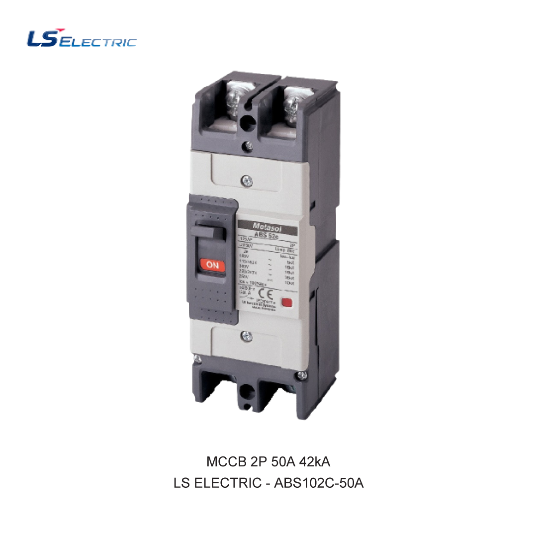 MCCB 2P 50A 42kA