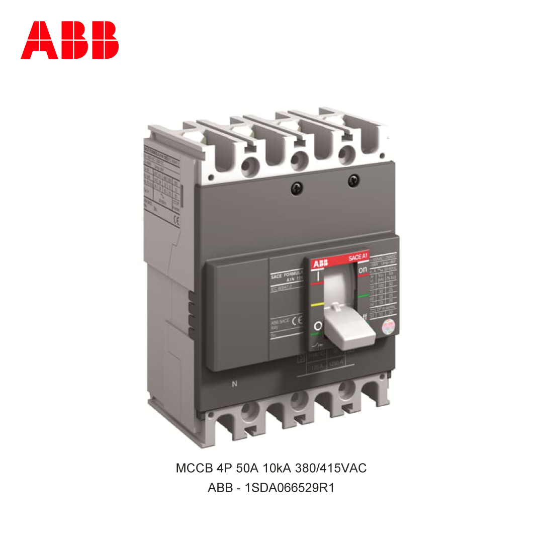 MCCB 4P 50A 10kA 380/415VAC