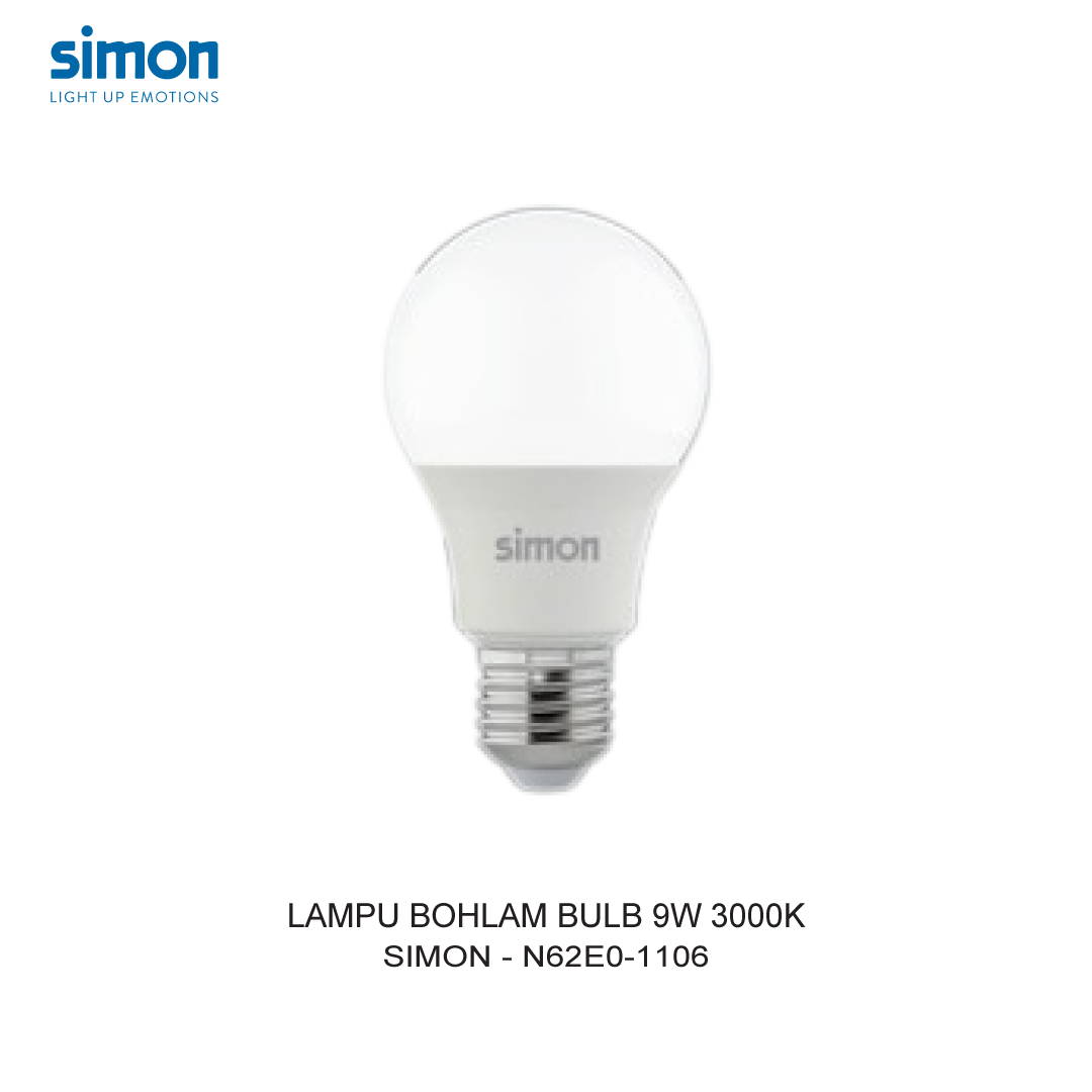 SIMON LAMPU BOHLAM BULB 9W 3000K