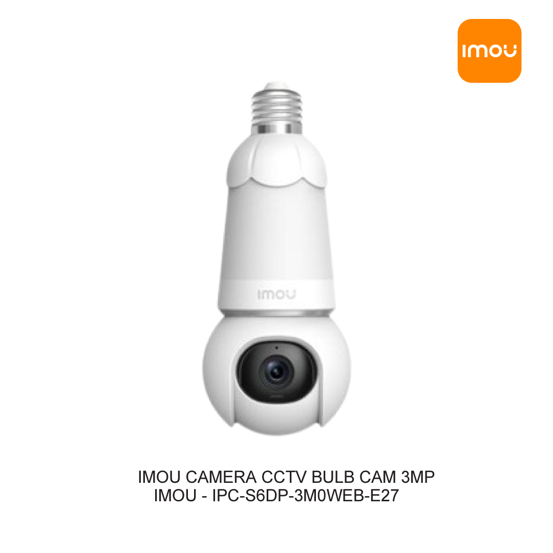 IMOU CAMERA CCTV BULB CAM 3MP