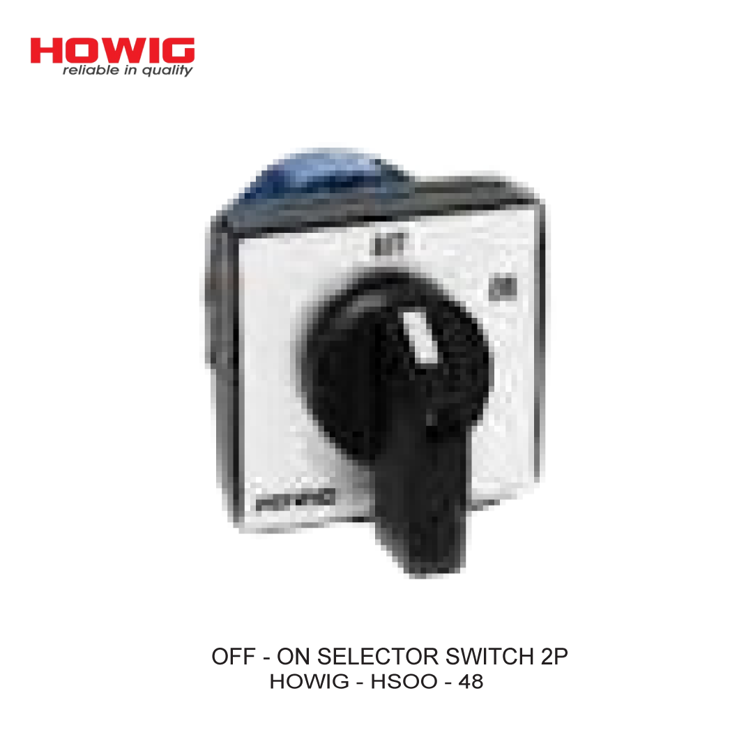 OFF - ON SELECTOR SWITCH 2P