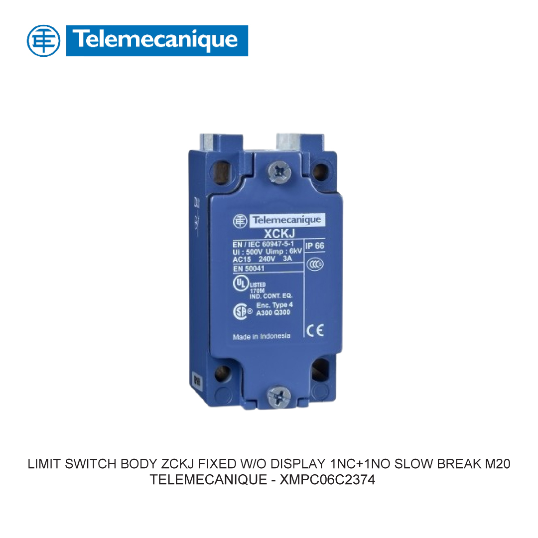 LIMIT SWITCH BODY ZCKJ FIXED W/O DISPLAY 1NC+1NO SLOW BREAK M20