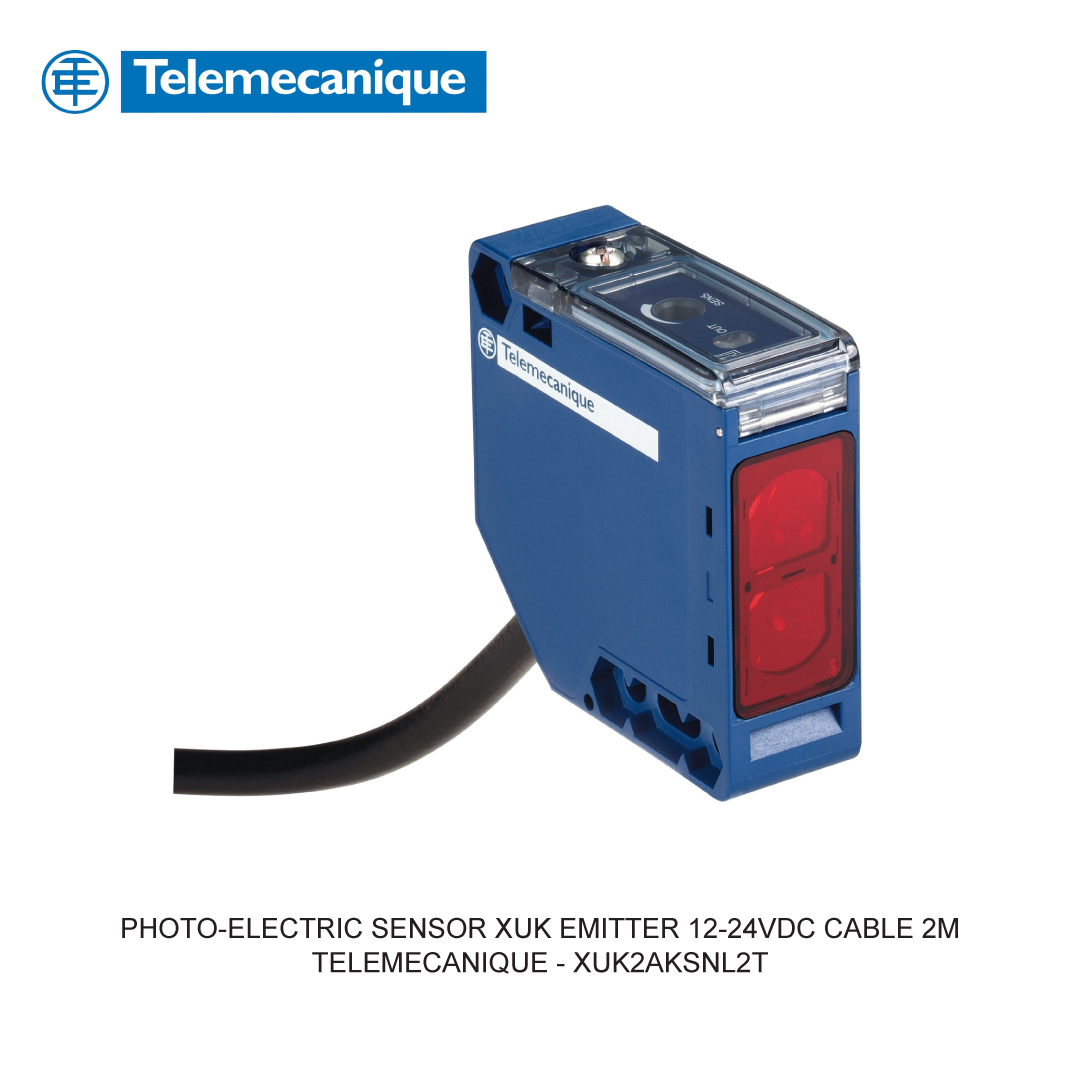PHOTO-ELECTRIC SENSOR XUK EMITTER 12-24VDC CABLE 2M