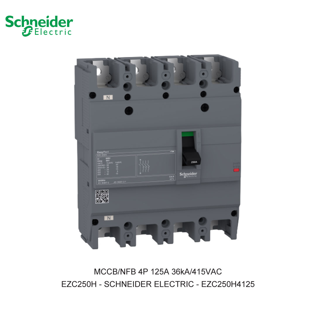 MCCB/NFB 4P 125A 36KA/415VAC
