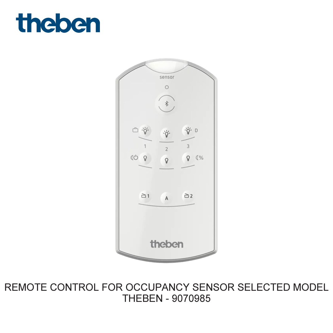 REMOTE CONTROL FOR OCCUPANCY SENSOR SELECTED MODEL