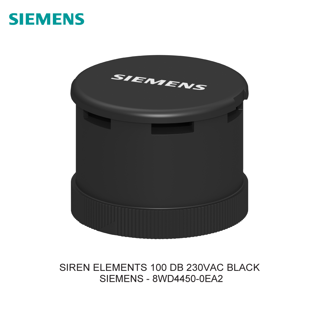 SIREN ELEMENTS 100 DB 230VAC BLACK
