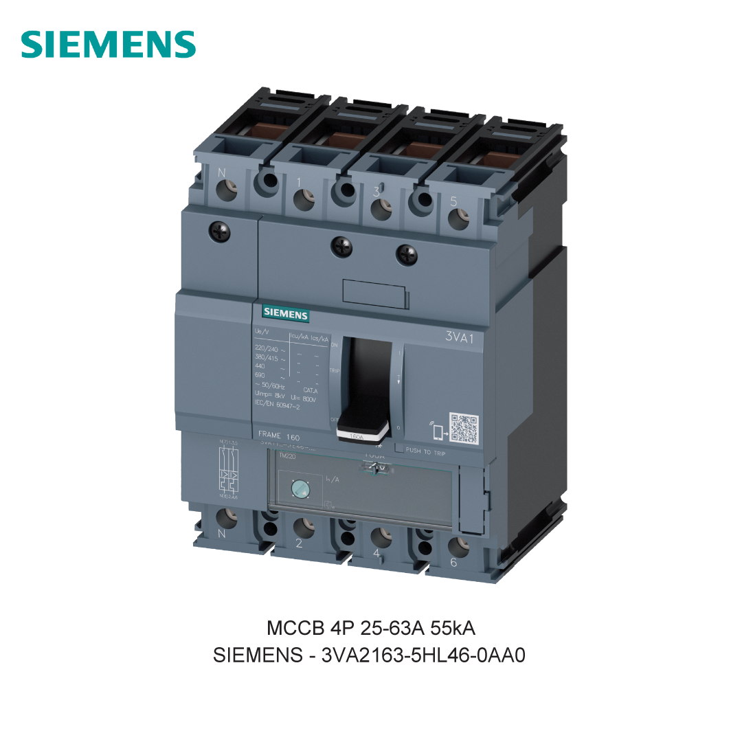 MCCB 4P 25-63A 55kA