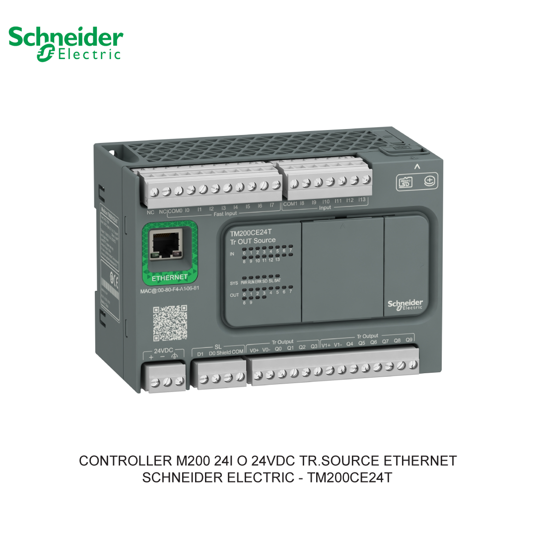 CONTROLLER M200 24I O 24VDC TR.SOURCE ETHERNET