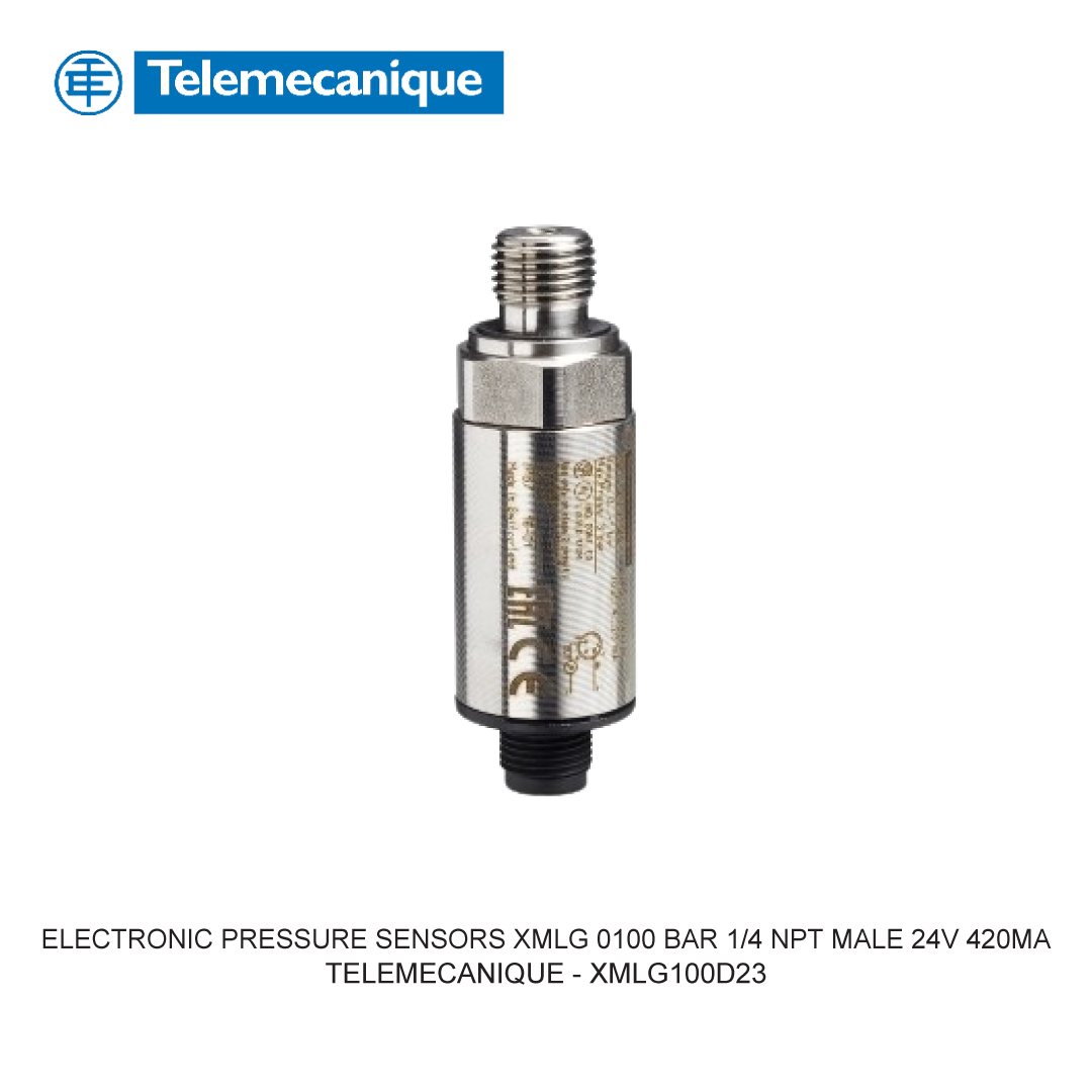 ELECTRONIC PRESSURE SENSORS XMLG 0100 BAR 1/4 NPT MALE 24V 420MA