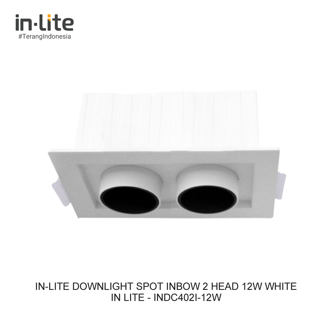 IN-LITE DOWNLIGHT 2 HEAD 12W 3 COLOR INBOW WHITE