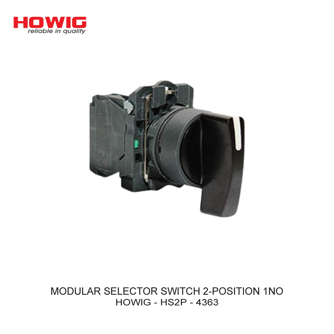 MODULAR SELECTOR SWITCH 2-POSITION 1NO