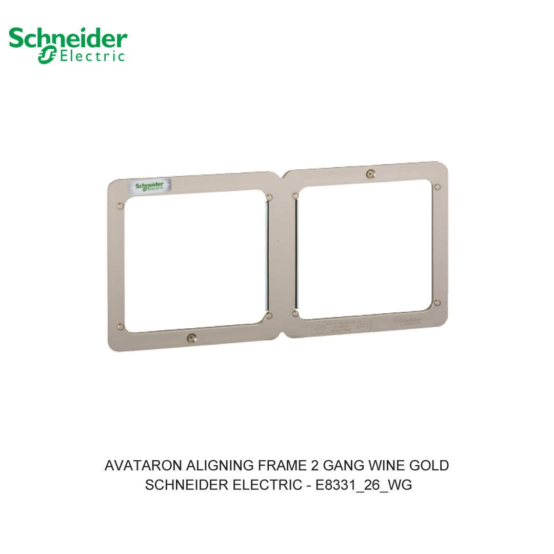 AVATARON ALIGNING FRAME 2 GANG WINE GOLD