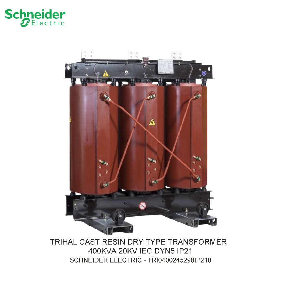 TRIHAL CAST RESIN DRY TYPE TRANSFORMER 400KVA 20KV IEC DYN5 IP21