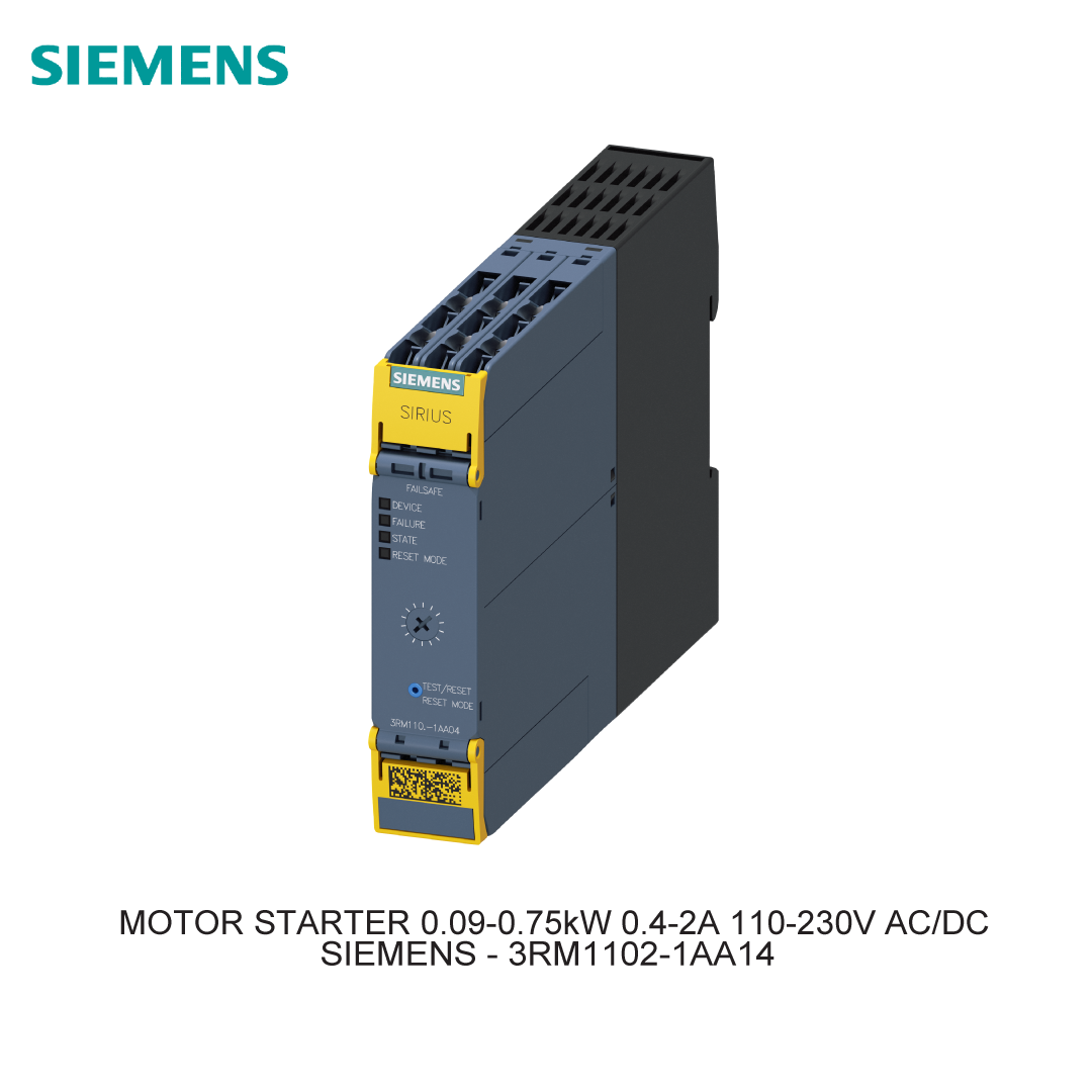 MOTOR STARTER 0.09-0.75kW 0.4-2A 110-230V AC/DC