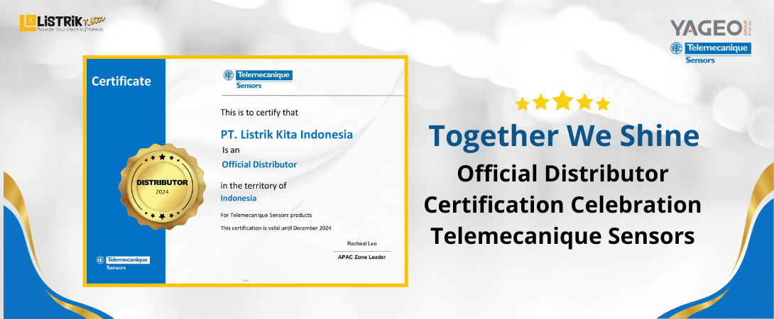 PT. Listrik Kita Indonesia as the Official Distributor of Telemecanique Sensors