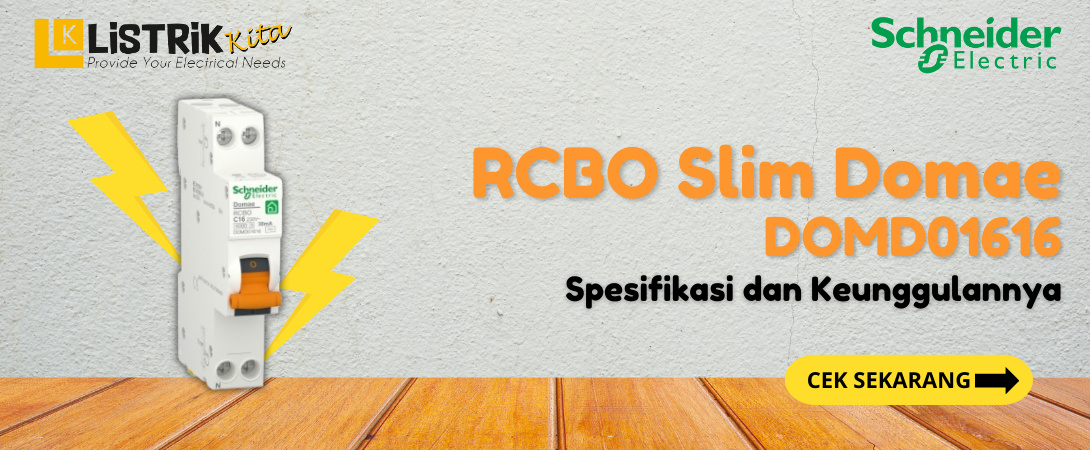RCBO Slim Domae DOMD01616 Schneider Electric: Specifications and Advantages