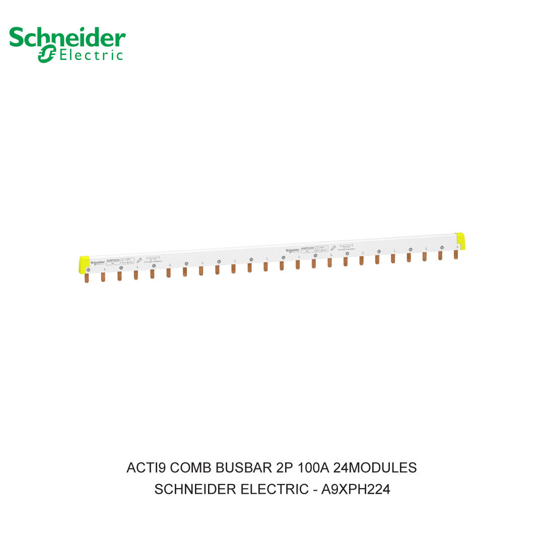 ACTI9 COMB BUSBAR 2P 100A 24MODULES