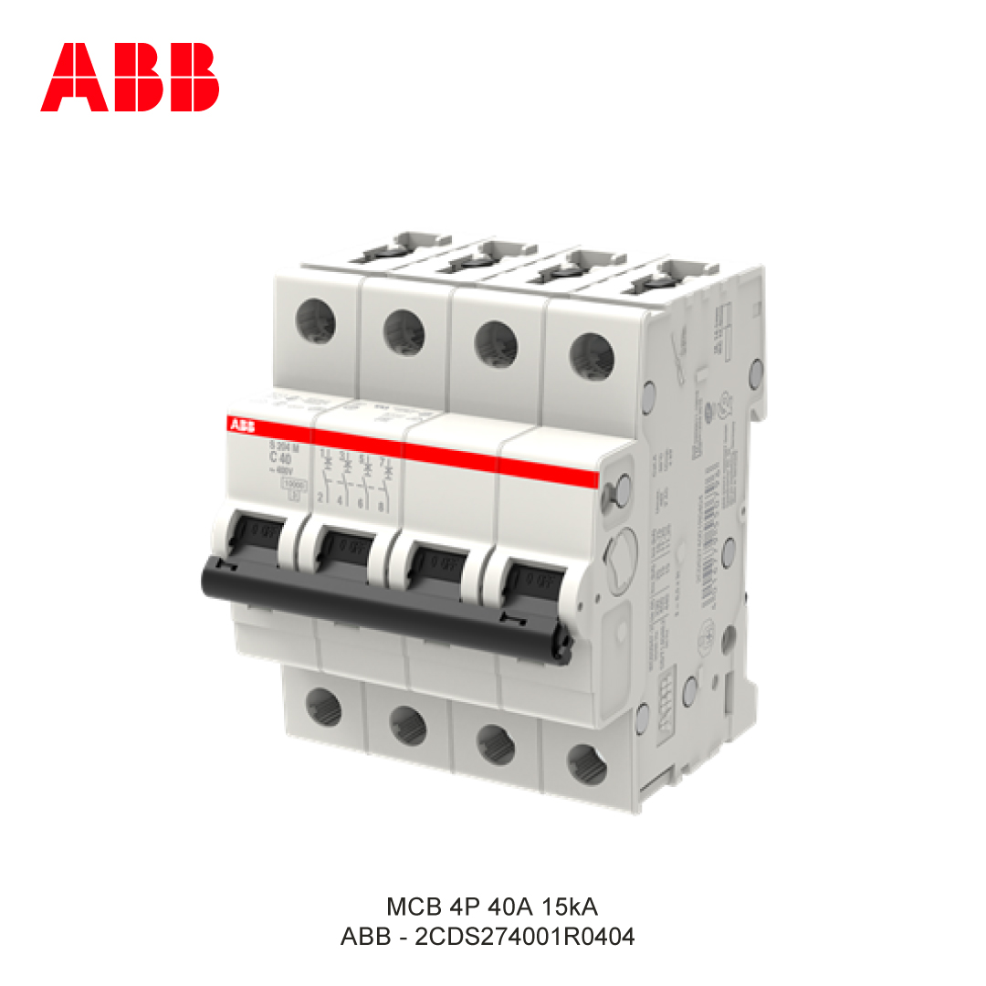 MCB 4P 40A 15kA CURVA C