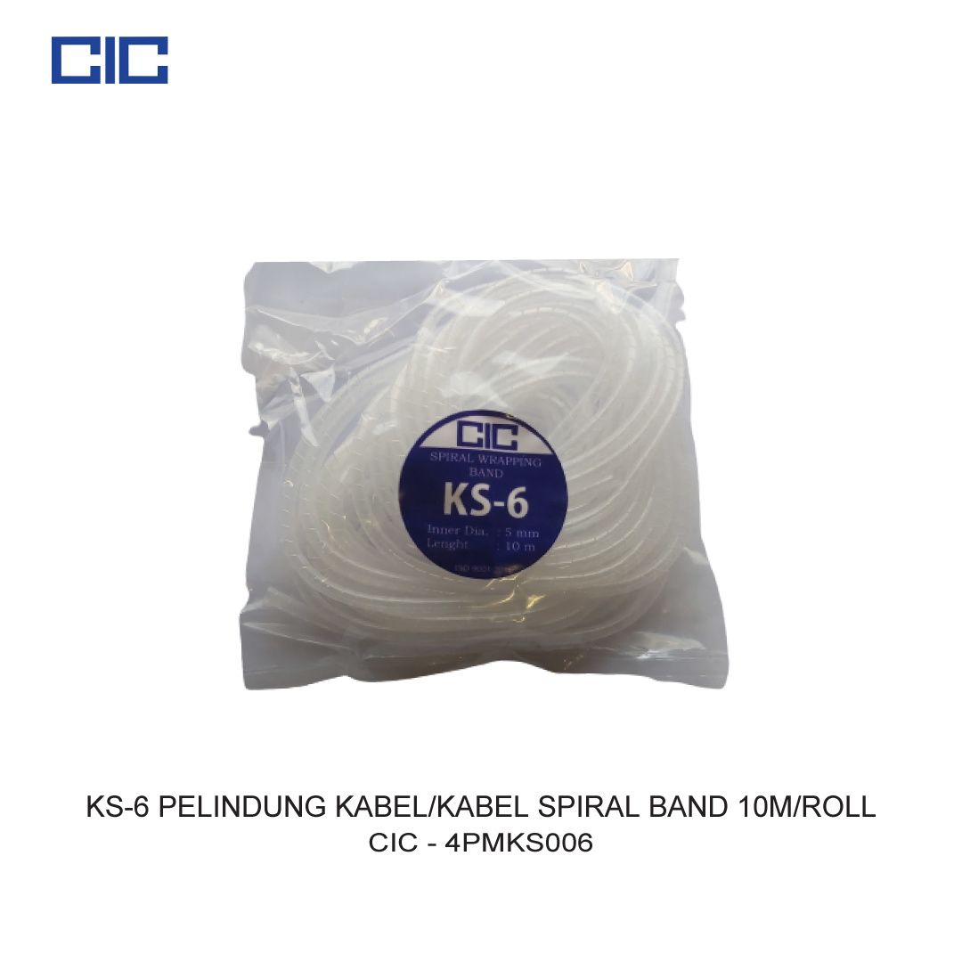 KS-6 PELINDUNG KABEL/KABEL SPIRAL BAND 10M/ROLL