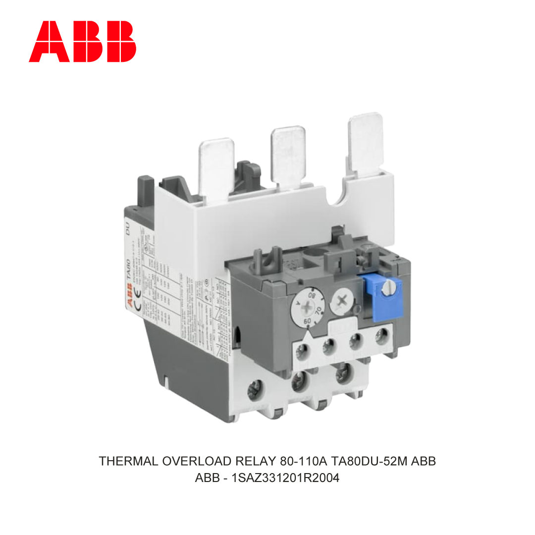 RELAY THERMAL BEBAN LEBIH 80-110A TA80DU-52M ABB