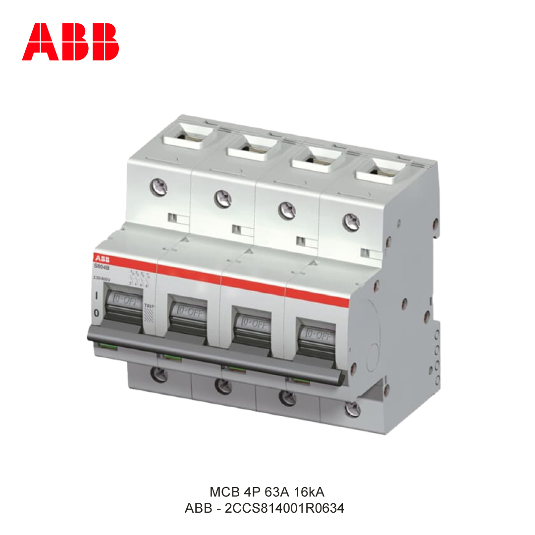 MCB 4P 63A 16kA CURVA C