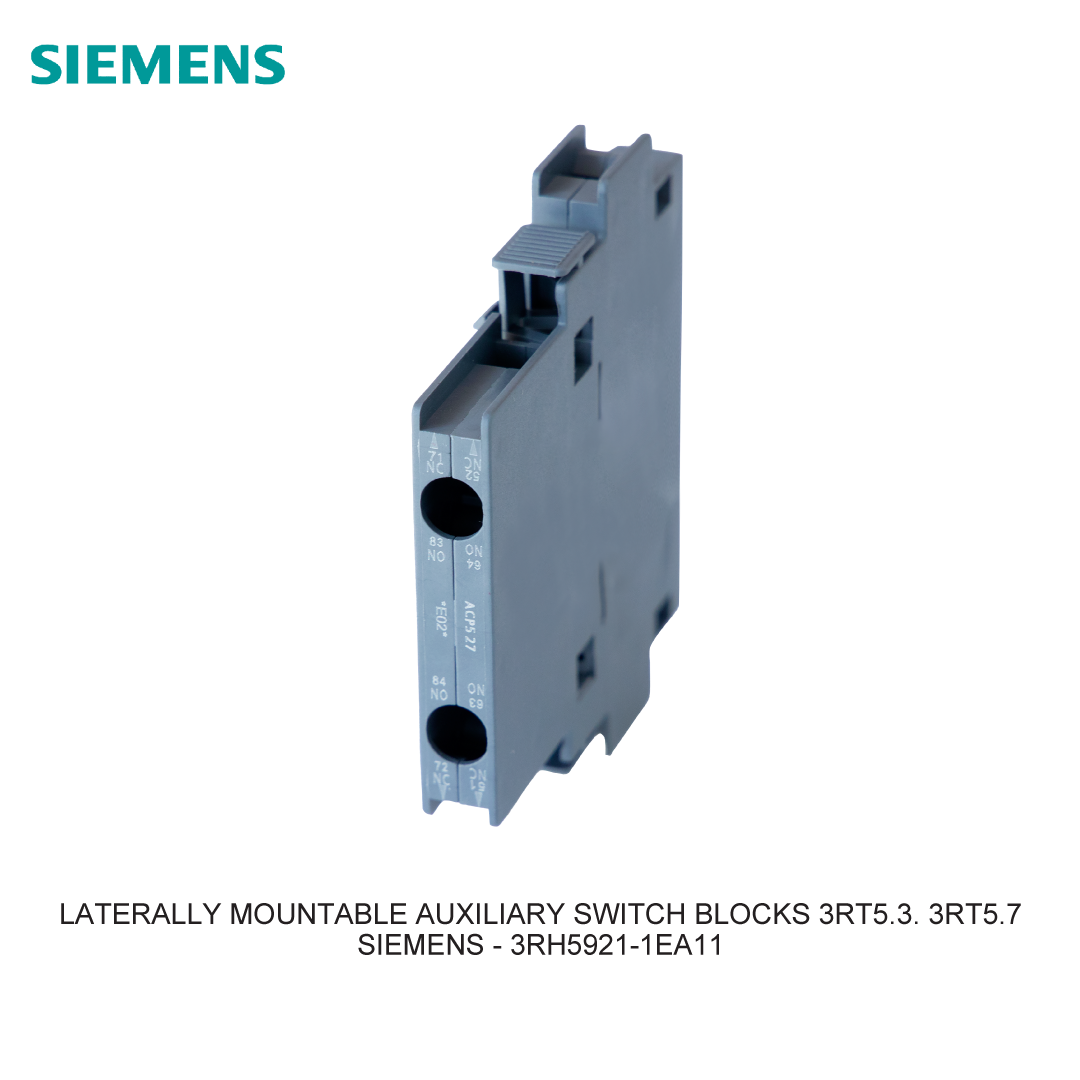 LATERALLY MOUNTABLE AUXILIARY SWITCH BLOCKS 3RT5.3. 3RT5.7