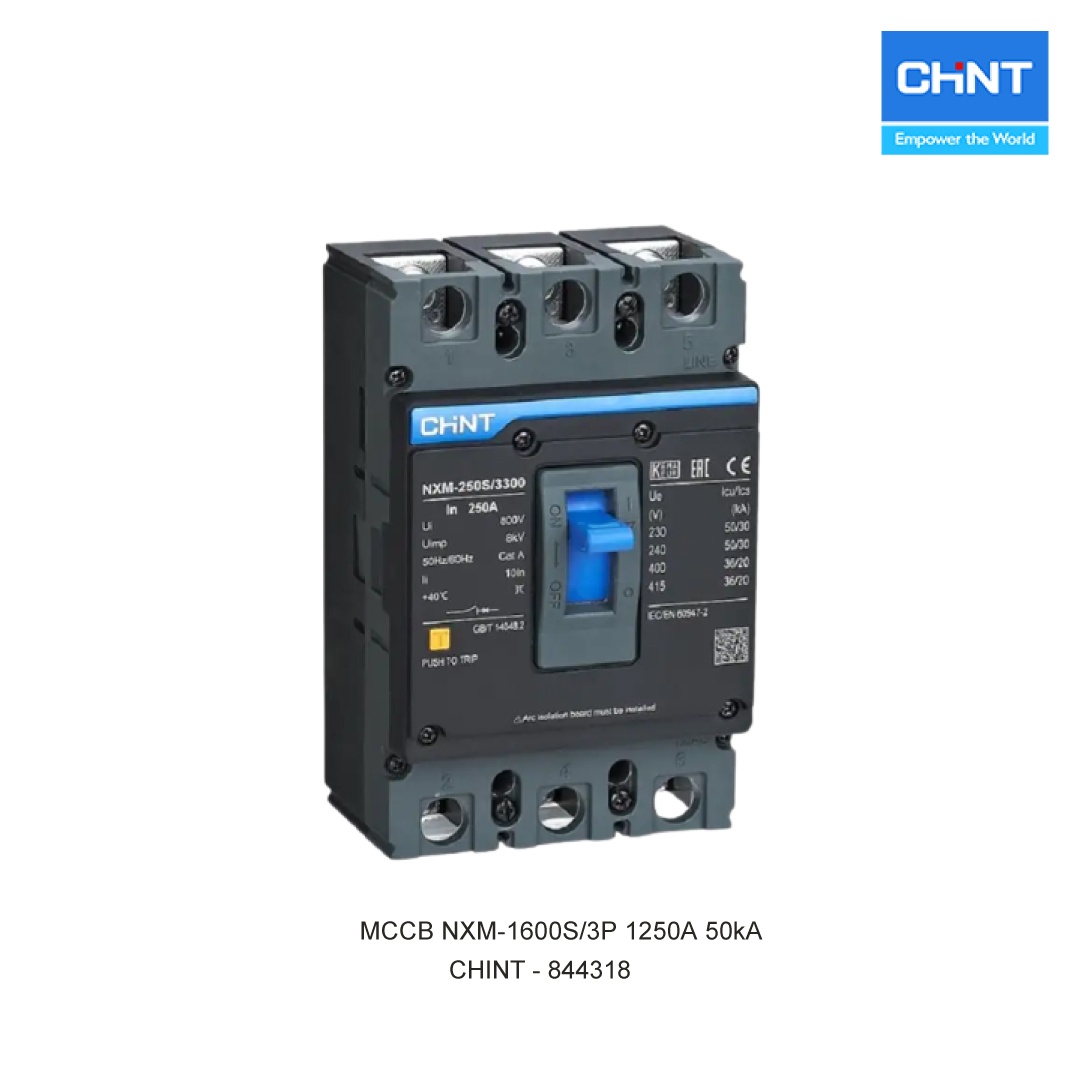 MCCB NXM-1600S/3P 1250A 50kA